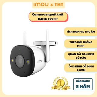 Camera wifi ngoài trời imou f22fp 2mp chống nước, ban đêm có màu