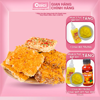 Cơm cháy chà bông 3 vị siêu chà bông, mắm hành, gạo lức chà bông Bếp Của Mẹ ONICI 200gr