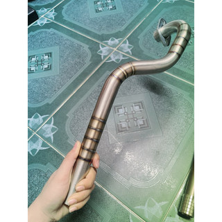 Cổ pô inox 304 mạ titan gắn s110 rsx 110 wave a 110 2017 đến 2024