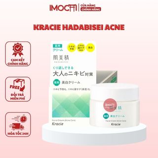 Kem dưỡng hỗ trợ giảm mụn và dưỡng trắng Kracie Hadabisei Acne Nhật Bản