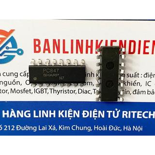[Combo 3 chiếc] PC847, PC817-4, LTV-847, LTV847 Opto SOP-16