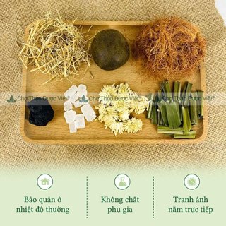 Sâm bông cúc, set đủ vị nấu 5-7 lít nước, thanh nhiệt, giải khát, mát gan, tặng kèm hạt chia