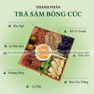 5 Set Sâm Bông Cúc (Mát Gan, Thanh Nhiệt) - Set Nấu 5-7 Lít Nước