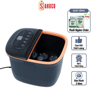Bồn Ngâm Chân Sakuco Cao Cấp Nhật Bản Màn Hình Cảm Ứng, Bồn Massage Chân Giúp Giảm Căng Thẳng Mệt Mỏi, Thư Giãn Ngủ Ngon