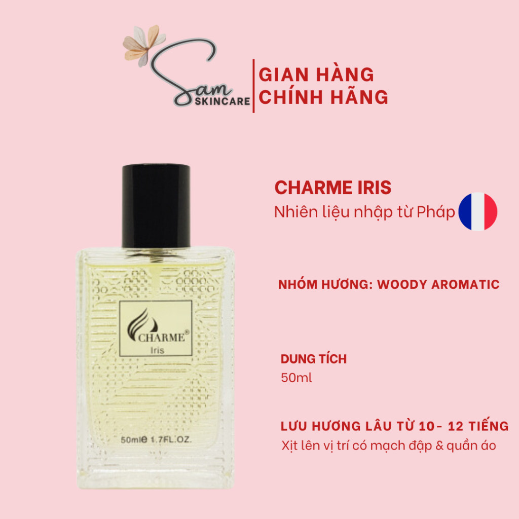 Nước hoa nam Charme Iris 50ml