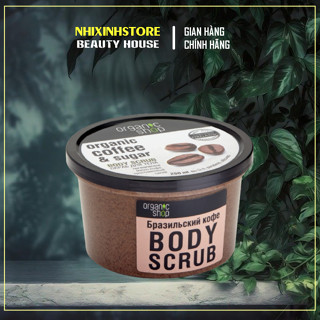 (ĐỦ 3 LOẠI) Tẩy Da Chết Toàn Thân Organic Coffee & Sugar Body Scrub