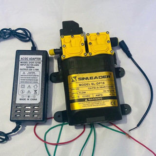 Bơm đôi mini sinleader, HY-4200 tăng áp kèm dây và nguồn