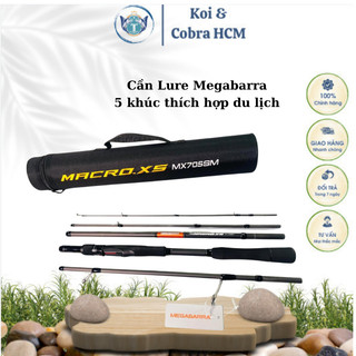 Cần Megabarra Maro.X5 - Cần câu cá câu lure 2.13M - 5 khúc thích hợp du lịch tiện lợi