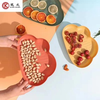 Đĩa đựng hoa quả Decor bàn ăn Chất liệu Nhựa PP cao cấp, Khay đựng đồ ăn dặm cho bé