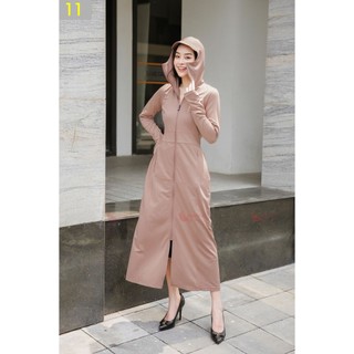 Áo chống nắng toàn thân 2 lớp, Áo choàng nắng chống nắng cực tốt - Polo Fashion