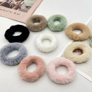 🧚🏻Ganten🧚🏻Dây Cột Tóc Scrunchies Vải Lông Mềm