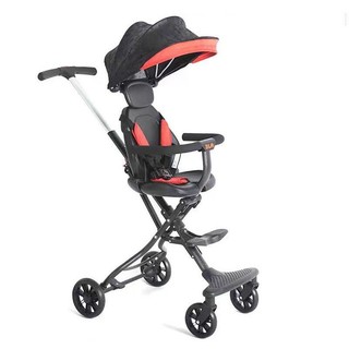 Xe đẩy gấp gọn cho bé ngồi và ngả Helyan T01-2, dễ dàng treo trước xe máy, xách tay hoặc mang lên máy bay