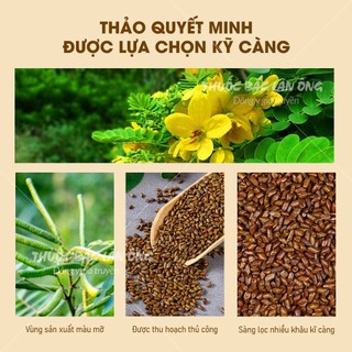Thảo quyết minh 100g, hạt muồng đã sao thơm, không lẫn tạp chất, dùng pha trà - Lãn Ông