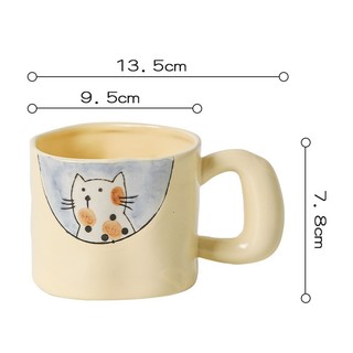 Ly cốc sứ mèo thỏ dễ thương