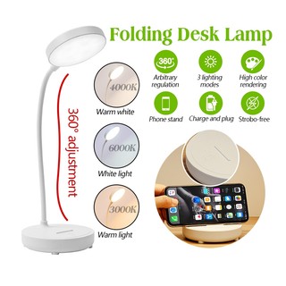 Đèn để bàn học nhỏ gọn tích điện bền lâu chông mỏi mắt, đèn LED 3 Chế Độ Sáng để bàn cho học sinh