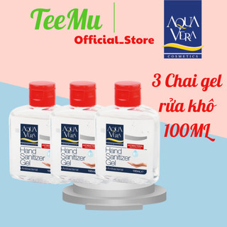 Combo 3 Gel rửa tay khô kháng khuẩn 100ML AquaVera