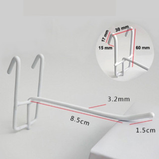combo 10 Móc cài lưới sắt trắng và đen đủ kích thước từ 5cm đến 20cm, sơn tĩnh điện - sada shop