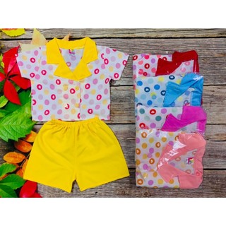 Combo 4 Bộ Lụa Tay Ngắn Bé (6-18kg) (4 bộ 4 màu khác nhau)