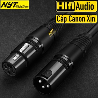 Cáp Micro Canon Đực Cái Loại Xịn Thân To, Đầu Hợp Kim Cao Cấp NYT Bảo Hành 12T Chính Hãng