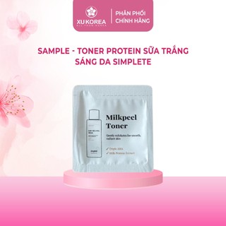 [Mẫu thử] Toner Protein Sữa Trắng Sáng Da Simplete | Xù Korea