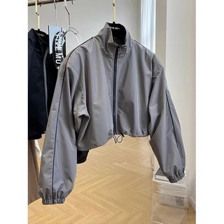 ÁO KHOÁC GIÓ CROPTOP FORM RỘNG CÁ TÍNH