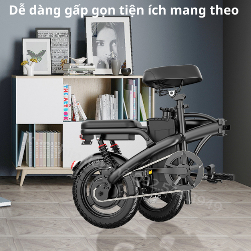 Xe Đạp Điện Thể Thao Gấp Gọn YOUPIN - W8 14inch, tốc độ 25Km/h, Xe Đạp Điện Gấp Gọn Dáng Thể Thao | BigBuy360 - bigbuy360.vn