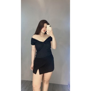 Áo thun xoắn ngực nữ bigsize 60-90kg