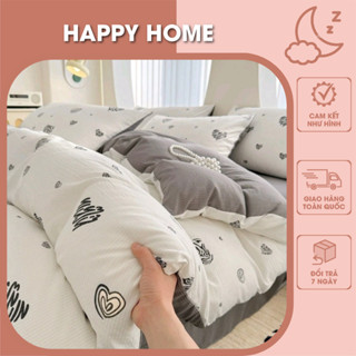 FREESHIP-Bộ chăn ga gối họa tiết hoa nhí chất Cotton ĐŨI Organic cao cấp đủ kích thước có bo chun theo sile gường