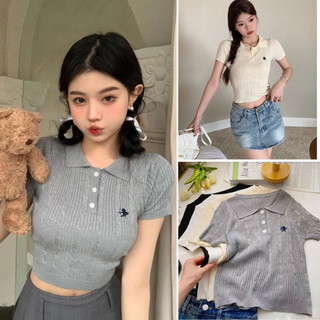 Áo len montoghi cổ đức thêu hình CUPID đáng yêu