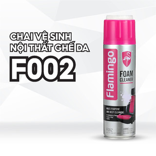 Chai Xịt Bọt Vệ Sinh Đa Năng Nội Thất, Ghế Da, Trần Nỉ Ô Tô FLAMINGO F002 650ml