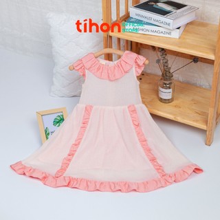 Váy cho bé gái TIHON cao cấp chất liệu tơ xước mềm mại VT0760242