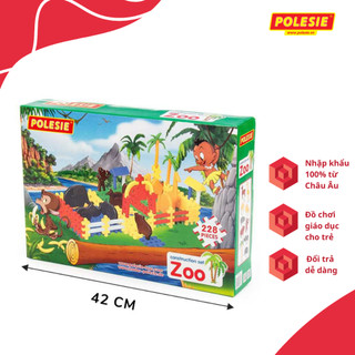 Đồ chơi lắp ghép vườn bách thú cho bé Polesie 4802 - Hàng chính hãng nhập khẩu châu âu