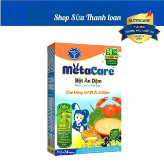 Bột Ăn Dặm Nutricare Metacare 200g ĐẦY ĐỦ CÁC VỊ.