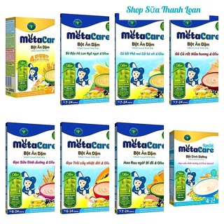 Bột ăn dặm nutricare metacare 200g đầy đủ các vị.