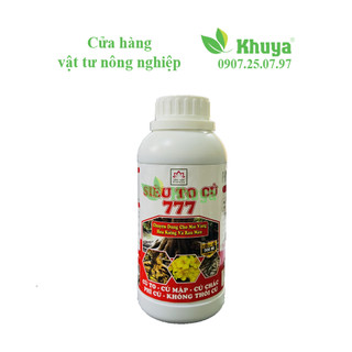 Phân bón npk sinh học siêu to củ 777 500ml chuyên mai vàng, hoa kiểng và rau màu