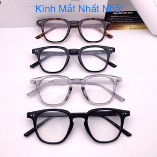 Gọng kính giả cận LT bản lề hợp kim chữ khắc chìm