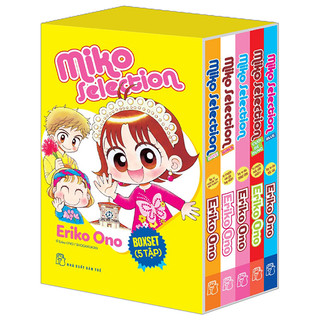 Truyện tranh - boxset miko! cô bé nhí nhảnh - miko selection - trọn bộ 5 tập - tặng kèm postcard - nxb trẻ