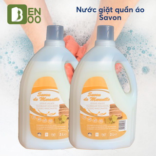  Nước Giặt Savon Can 3L Hương Thơm Quyến Rũ - Hàng Nội Địa Pháp
