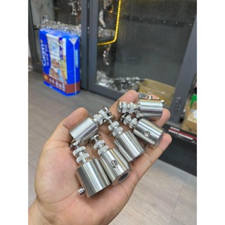 Khâu nối giò đạp inox 304 Takegawa lắp đặt như zin