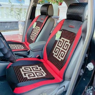  - Lót ghế hạt gỗ hoa văn sang trọng, bắt mắt - Lót ghế lái và ghế phụ tất cả dòng xe