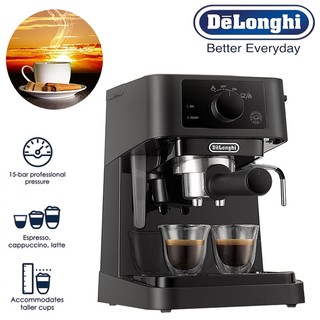 Máy pha cà phê espresso delonghi ec235.bk, công suất 1100w, áp suất lực bơm 15 bar