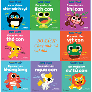 Sách - Combo: Chạy nhảy và vui đùa