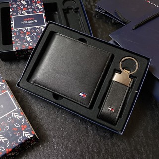 Ví nam kèm móc khoá full box TOM MY size 9x11cm đủ màu