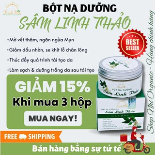 (Không Vỏ hộp) Bột nạ thảo dược Sâm Linh Thảo