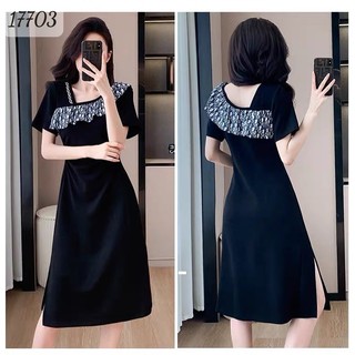 Đầm đi tiệc BIGSIZE Quảng Châu R1V nhúng eo che bụng - 17703