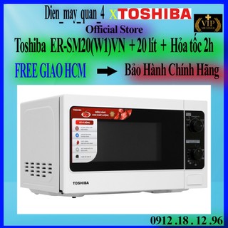 Lò vi sóng Toshiba ER-SM20(W1)VN 20 lít, Bảo hành chính hãng 12 tháng.