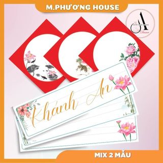 Giấy viết tên - quà tặng