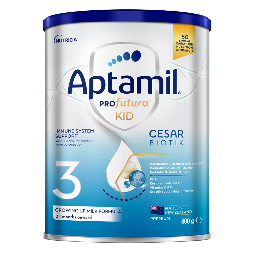 Sữa Aptamil Profutura Kid Cesarbiotik New Zealand số 3/2/1 lon 800g/380g