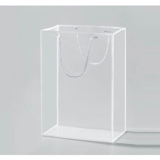 Túi đựng bó hoa, túi nhựa viền, gấu, hộp quà size lớn 35*25*15cm
