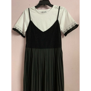 Set váy xếp ly 2 dây size S